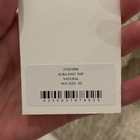 NWT Aje Alba Puff Sleeve Turtleneck Sweatee - Picture 5 of 5